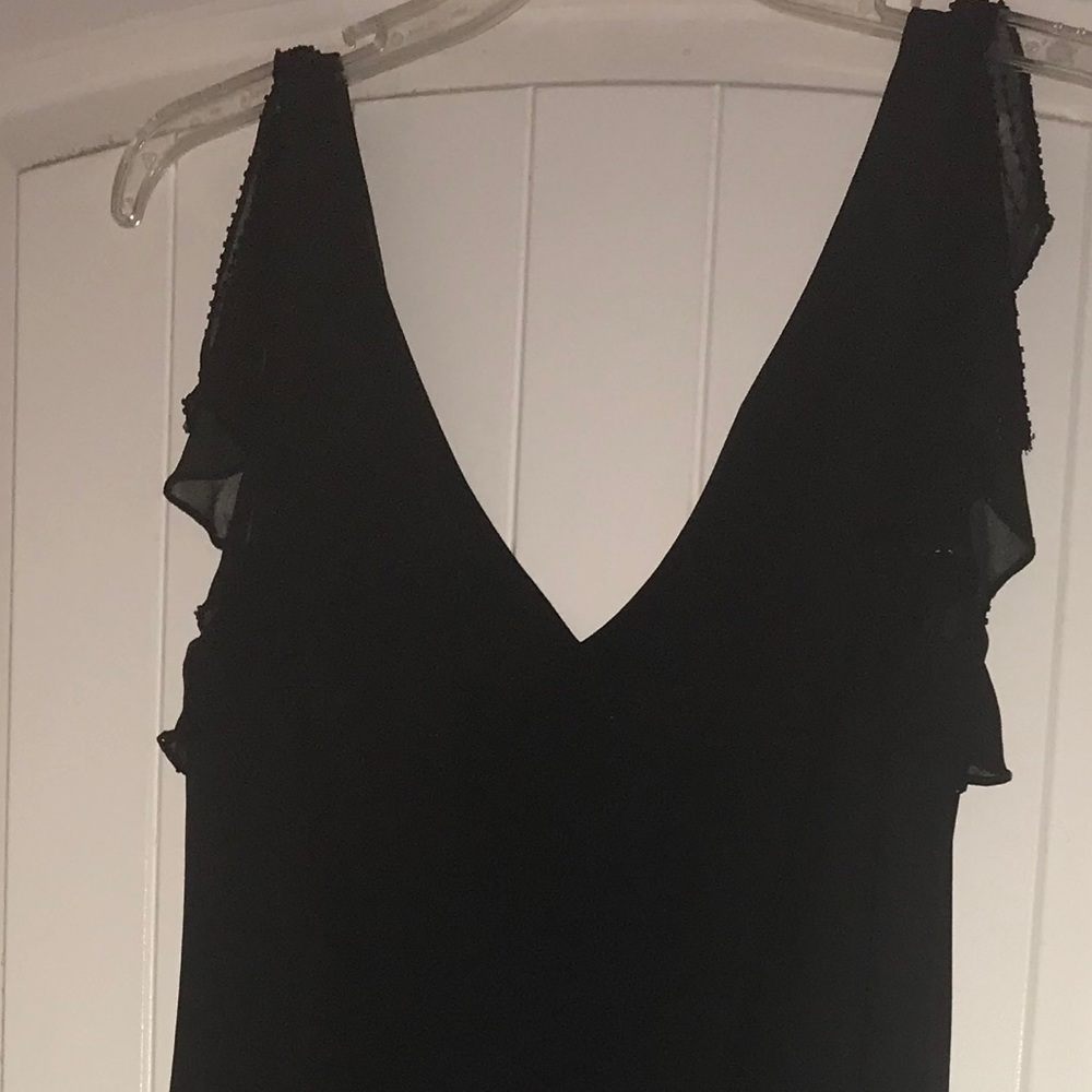 Black Cocktail dress .